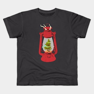 TREE LANTERN ALT Kids T-Shirt